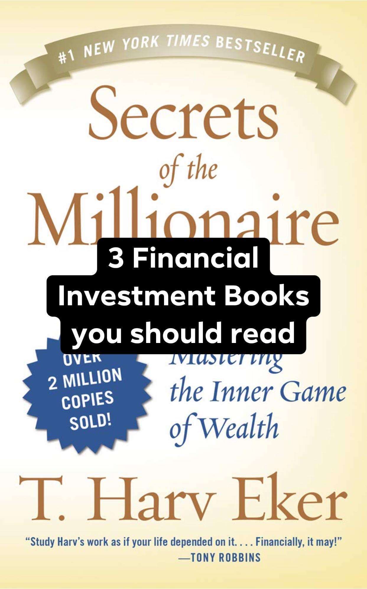 3 FINANCIAL INVESTMENT BOOKS YOU SHOULD READ